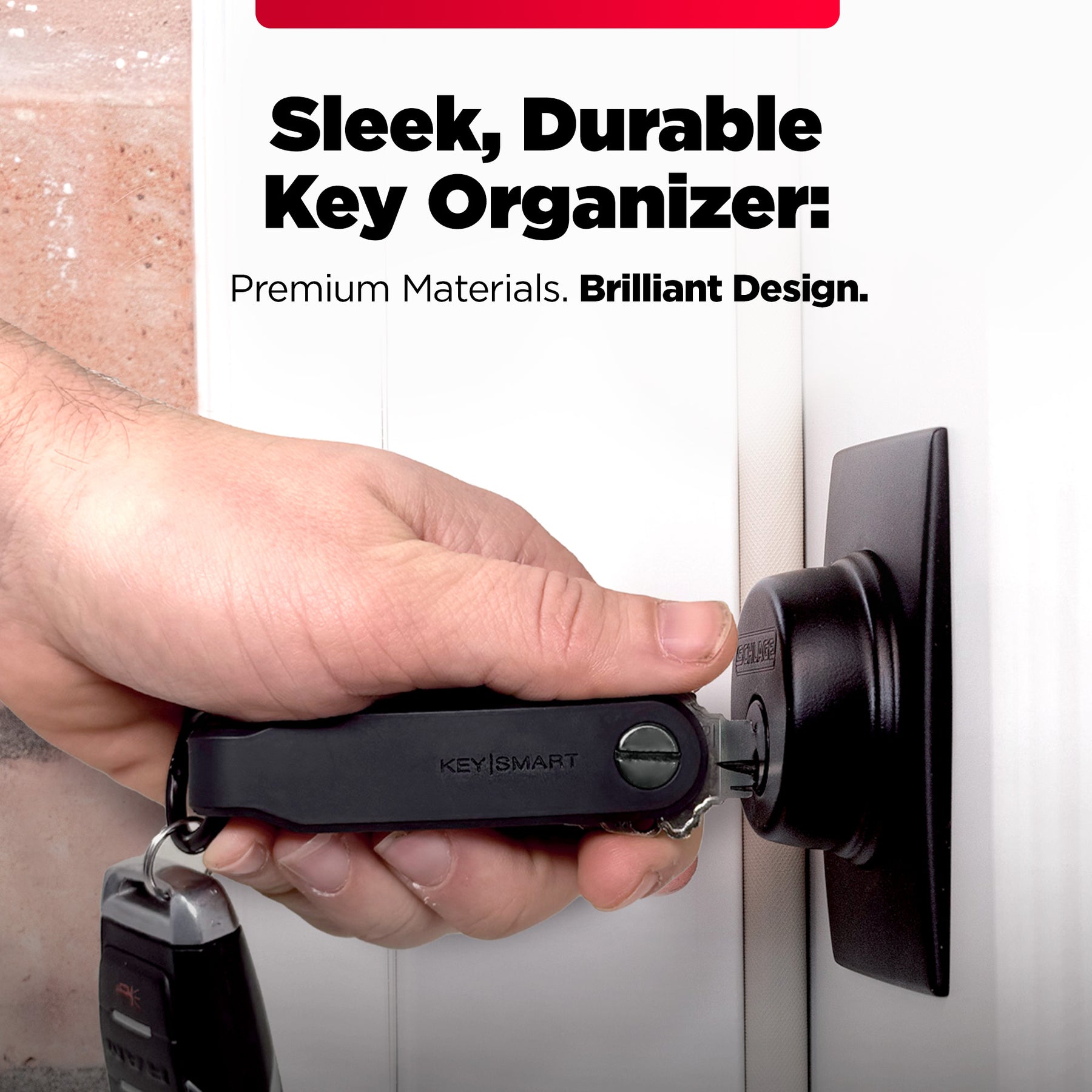 Keysmart® Loop | Key Holder With Locking Screws | Organize Up To 5 Keys