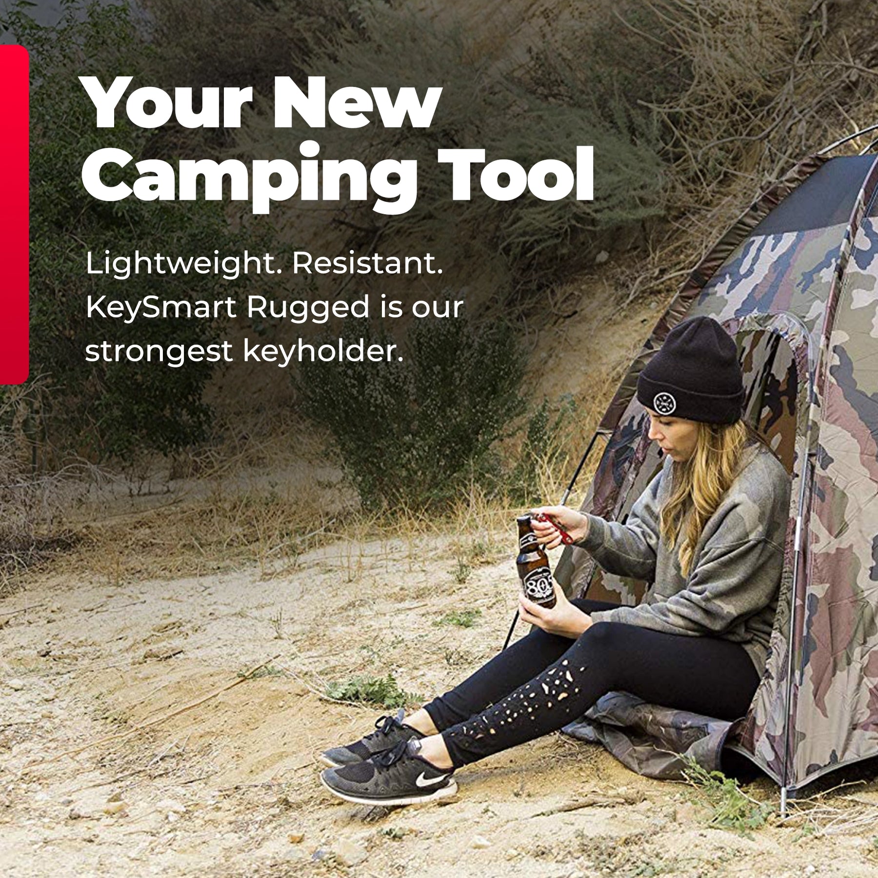 KeySmart® Rugged | Extra Durable Key Holder | Expandable To Hold Up to 14 Keys