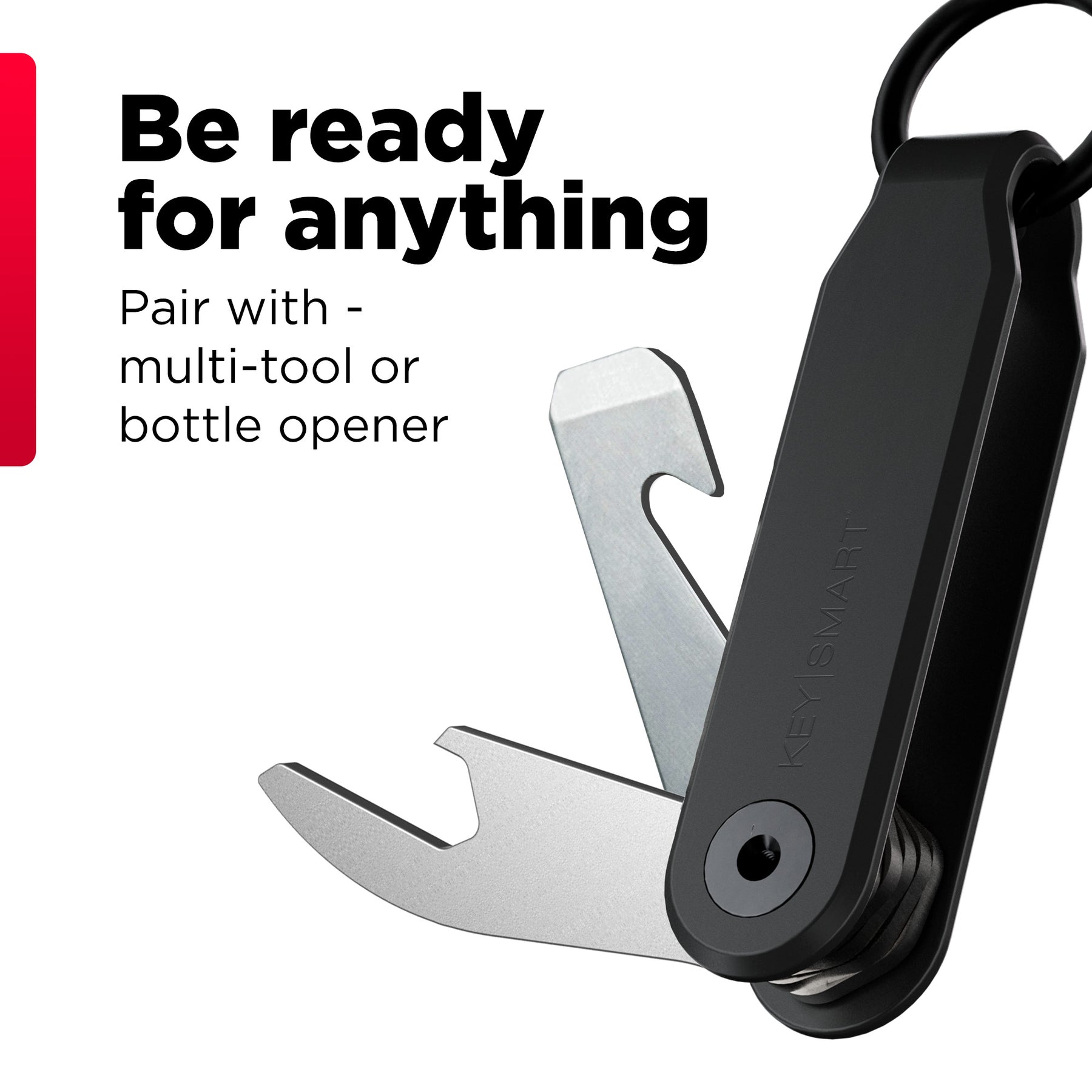 Keysmart® Loop | Key Holder With Locking Screws | Organize Up To 5 Keys