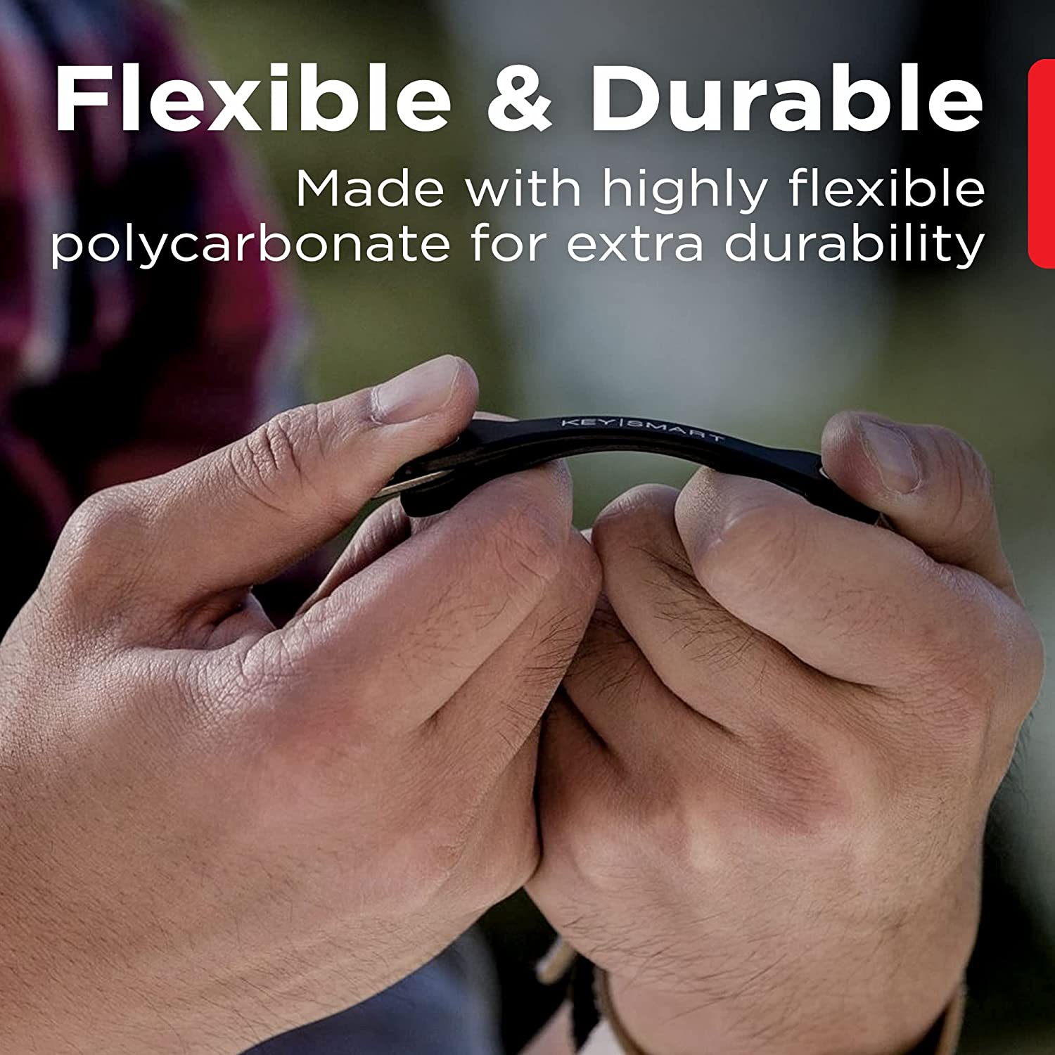 KeySmart® Flex | World's 1st Compact Key Organizer | Holds Up to 8 Keys