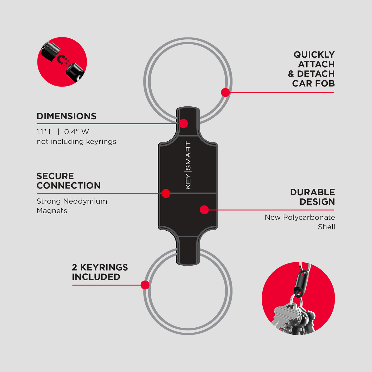 MagConnect® | Quickly Attach Detach Items | Strong Magnet | Convenient