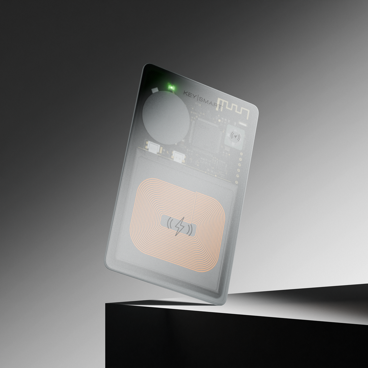 SmartCard Ghost (Gen 3) | Works With Apple Find My & Android Find Hub | Wireless Charging