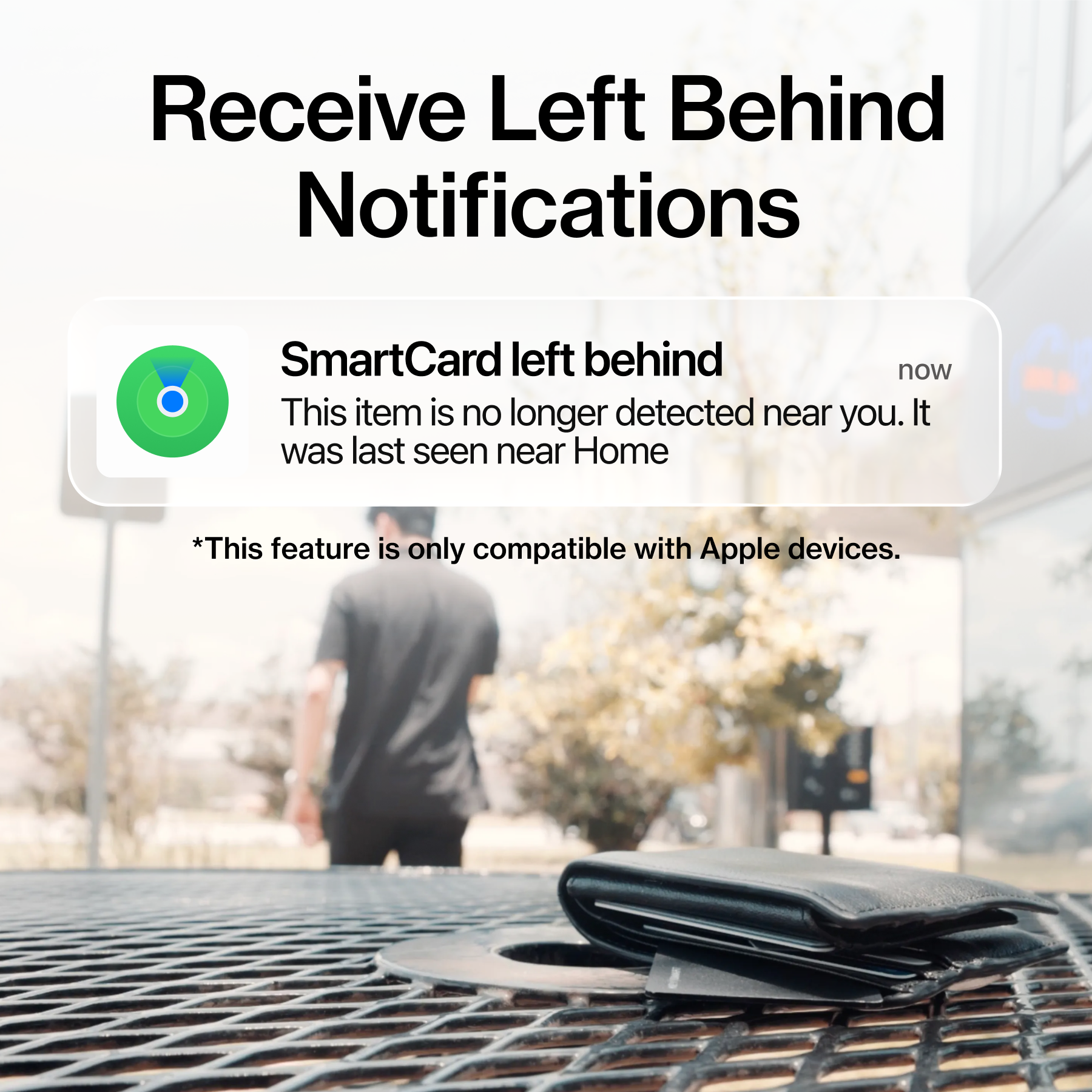 SmartCard (Gen 3) | Works With Apple Find My & Android Find Hub | Wireless Charging