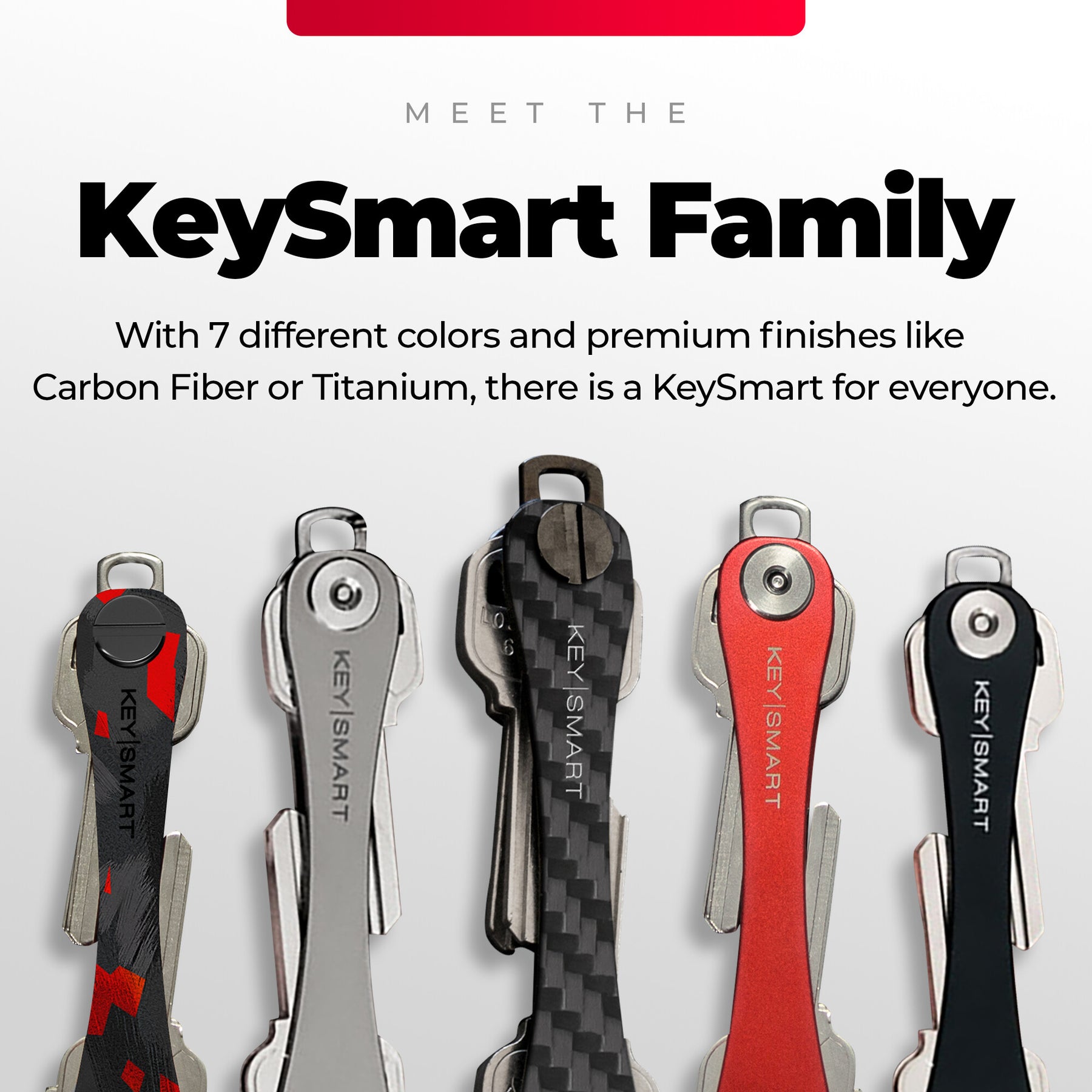 KeySmart® Original | Compact Key Organizer | Holds Up To 8 Keys