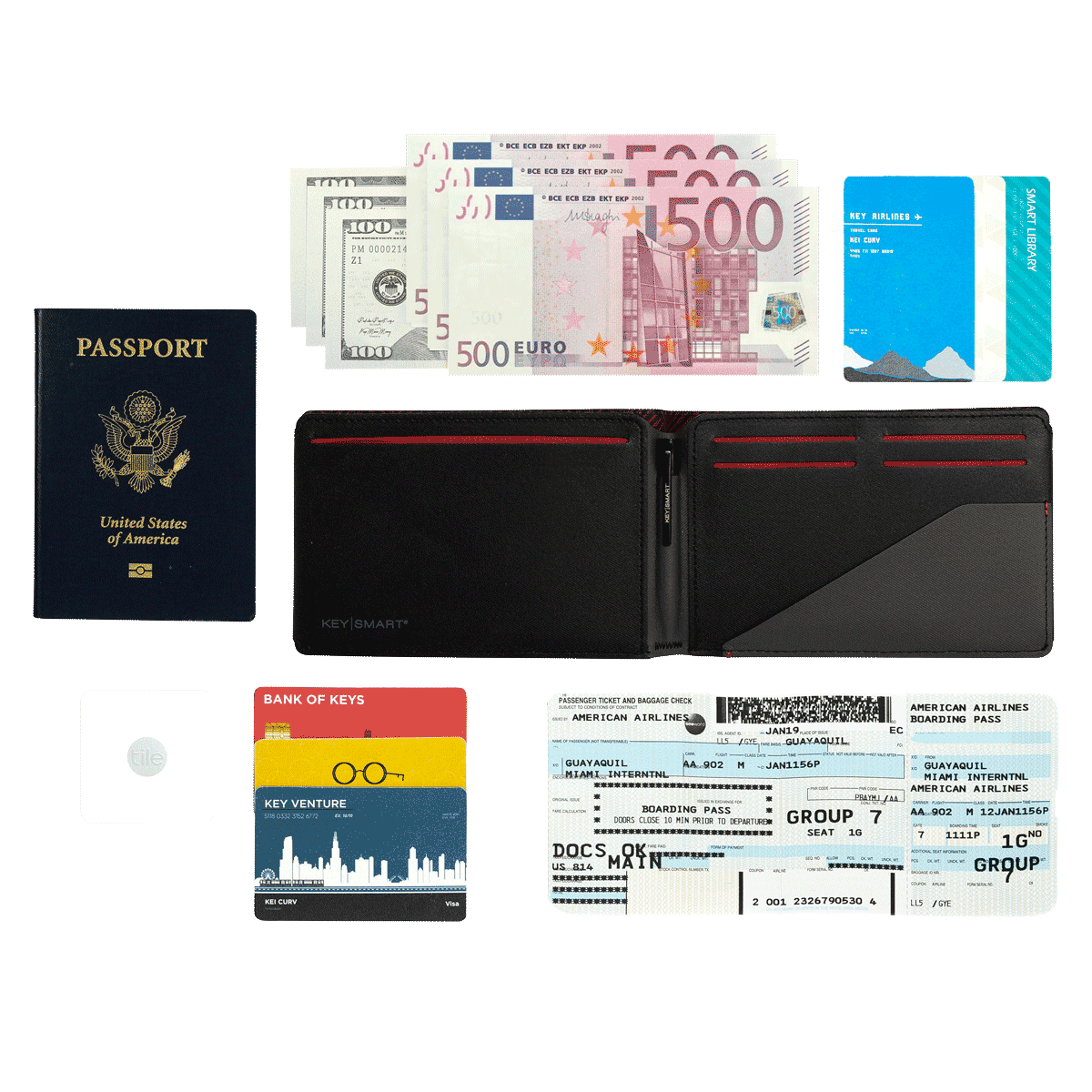 Urban Union Passport Wallet | Holds Up To 14 Cards | Tectuff® Leather
