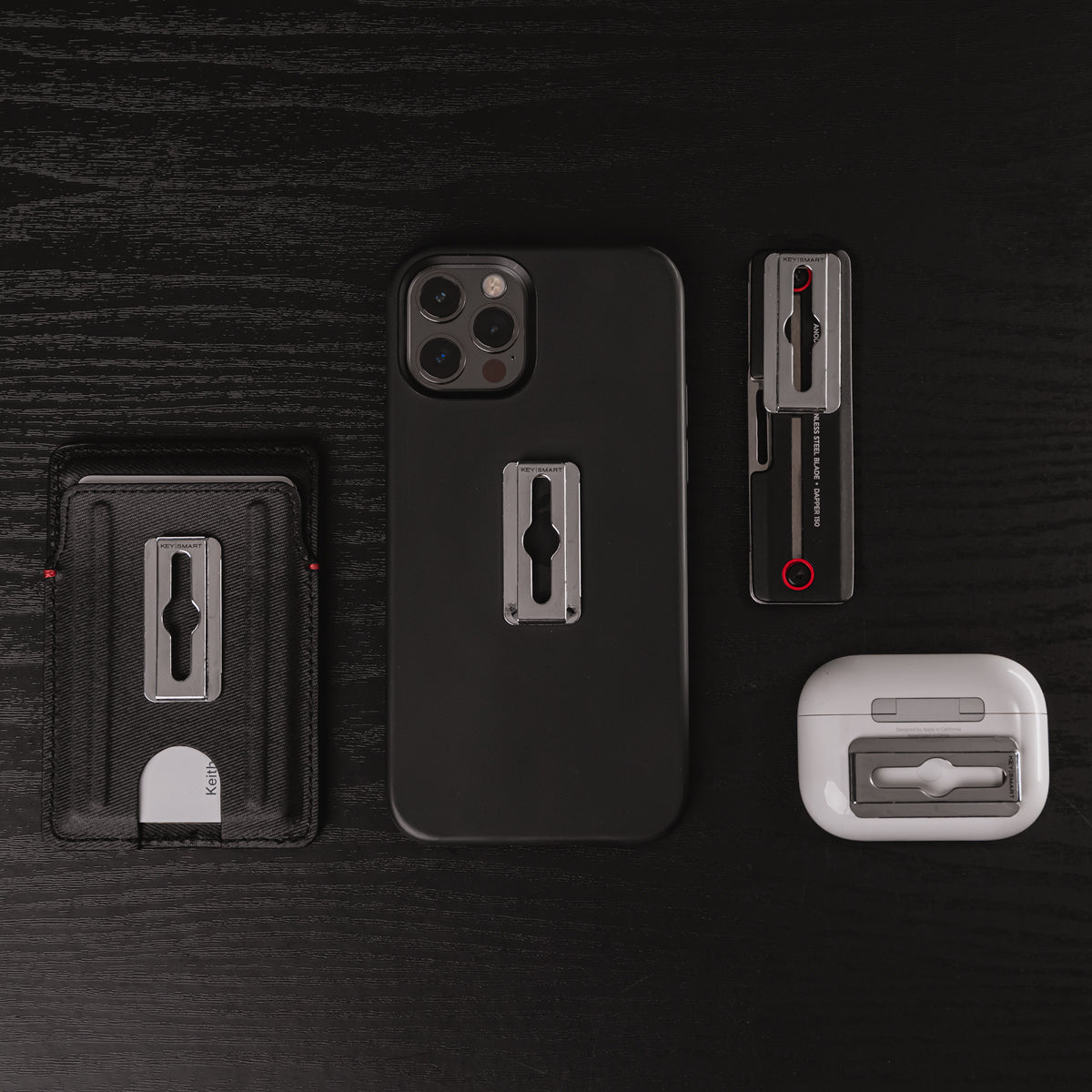 PocketFuse | Peel & Stick Pocket Clip to Any Small Accessory