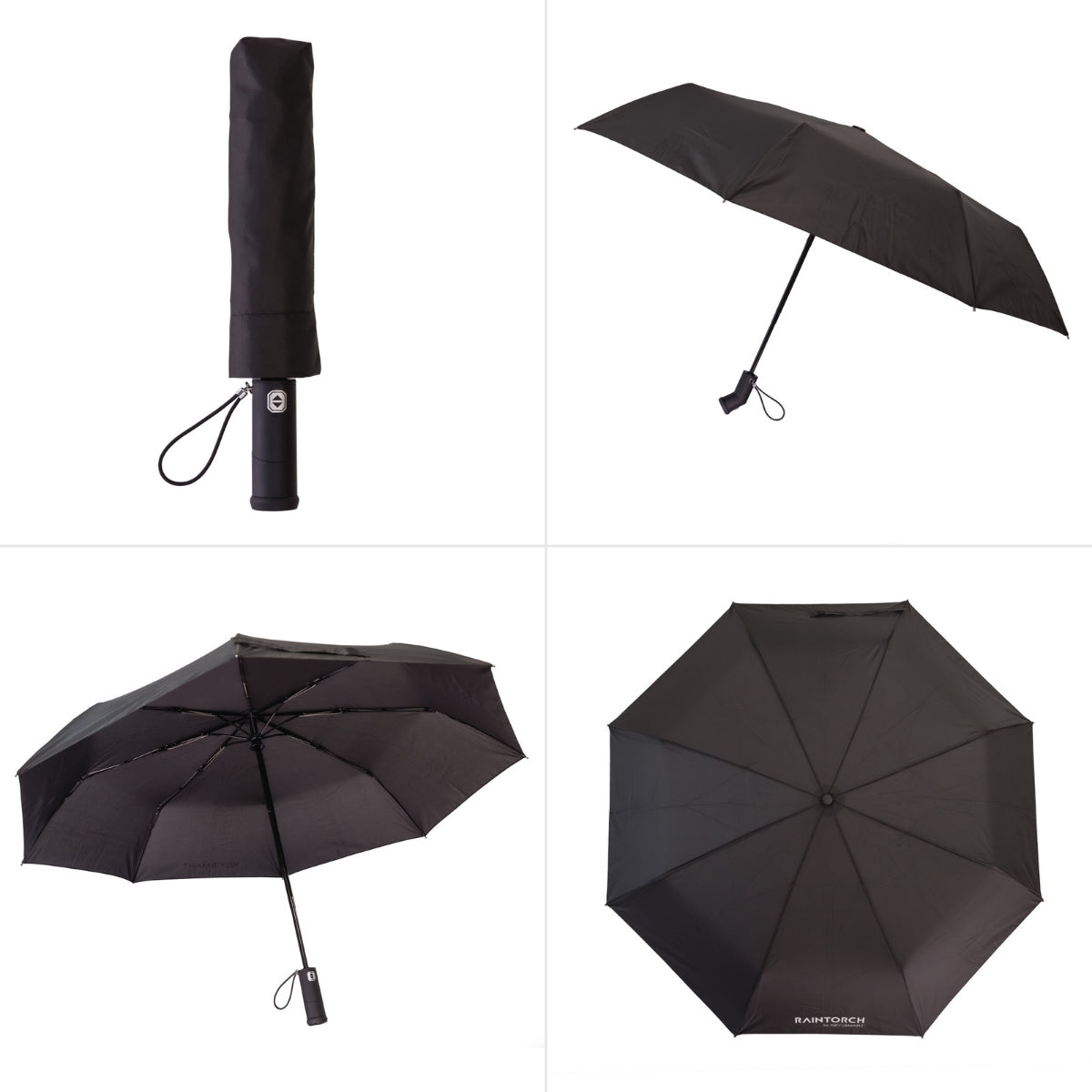 RainTorch™ Umbrella |  Pivoting Flashlight | Auto Open/Close & Grip Handle
