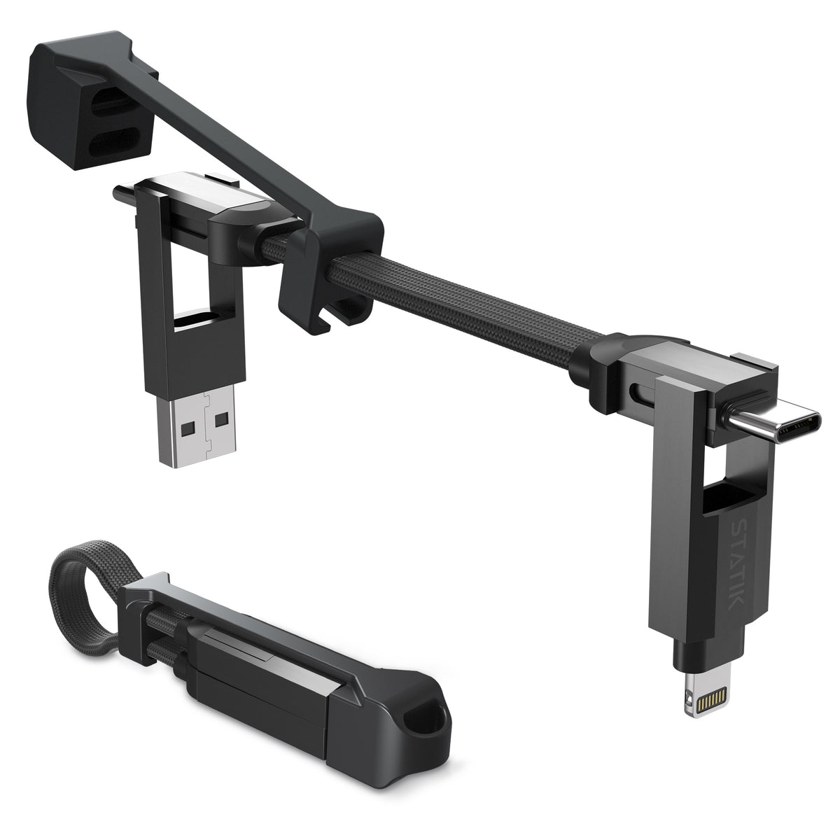 Statik® KeyCharge | Universal On-The-Go Charging Cable