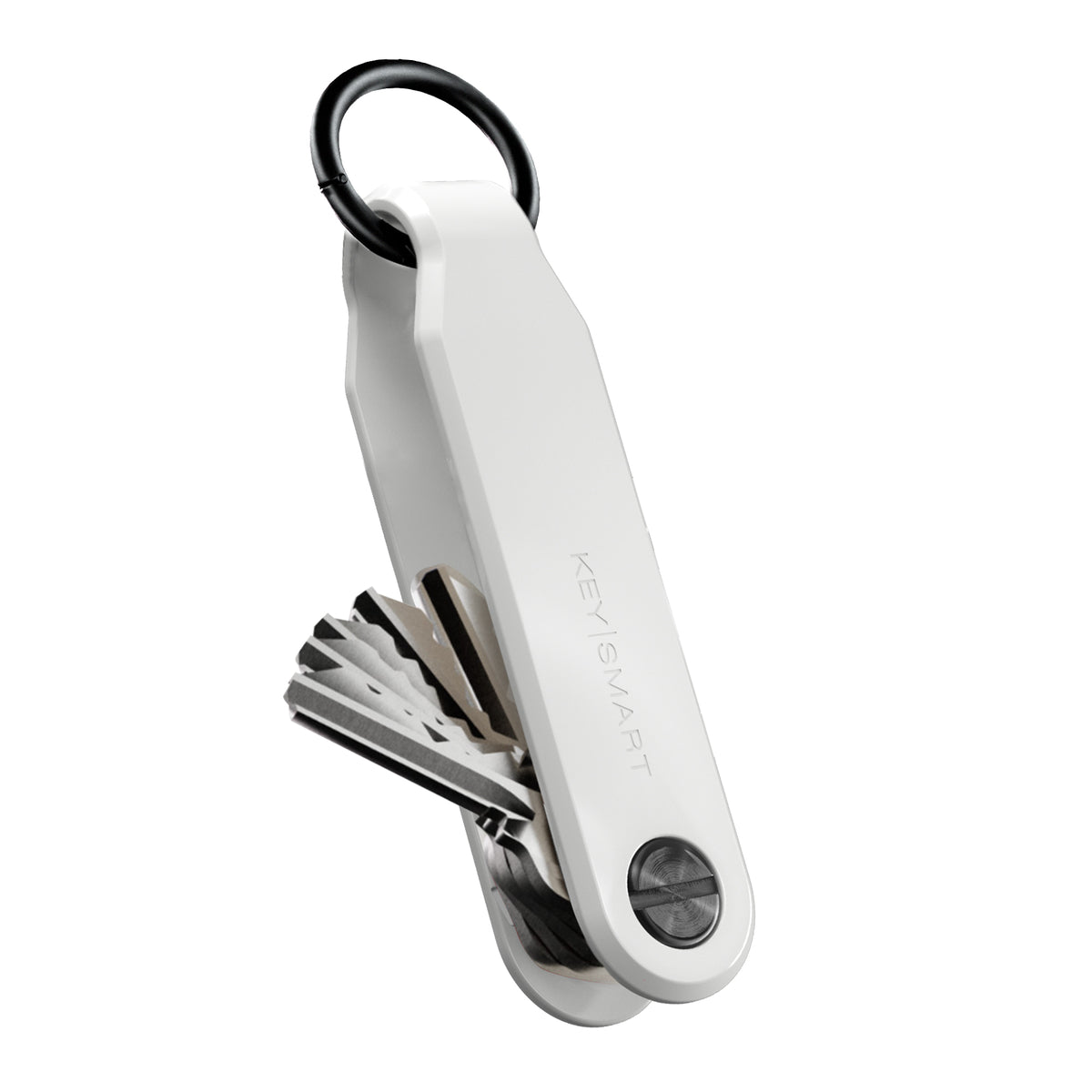 magliano FERRAMENTA KEY HOLDERキーホルダー Keysmart® Loop White | Key Organizer Up To 5 Keys | FKM Rubber