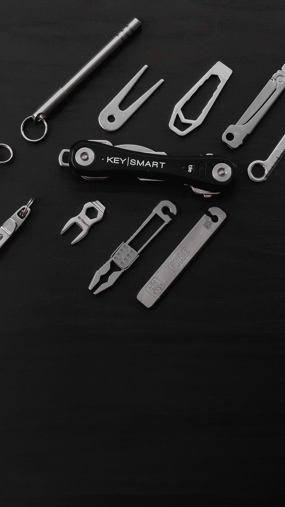 KeySmart Rugged - Multi-Tool Schlüsselhalter mit dem