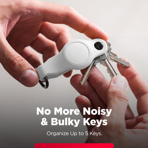 KeySmart® Loop Air | Compatible With Apple Airtag | Organize Up To 5 Keys
