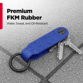 Keysmart® Loop Blue | Key Holder With Locking Screws | Organize Up To 5 Keys