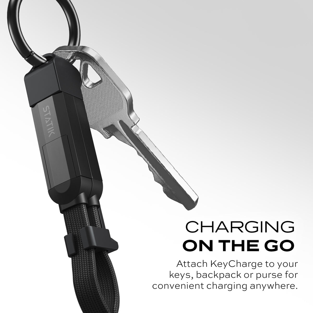Statik® KeyCharge | Universal On-The-Go Charging Cable