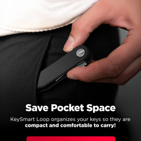 Keysmart® Loop | Key Holder With Locking Screws | Organize Up To 5 Keys