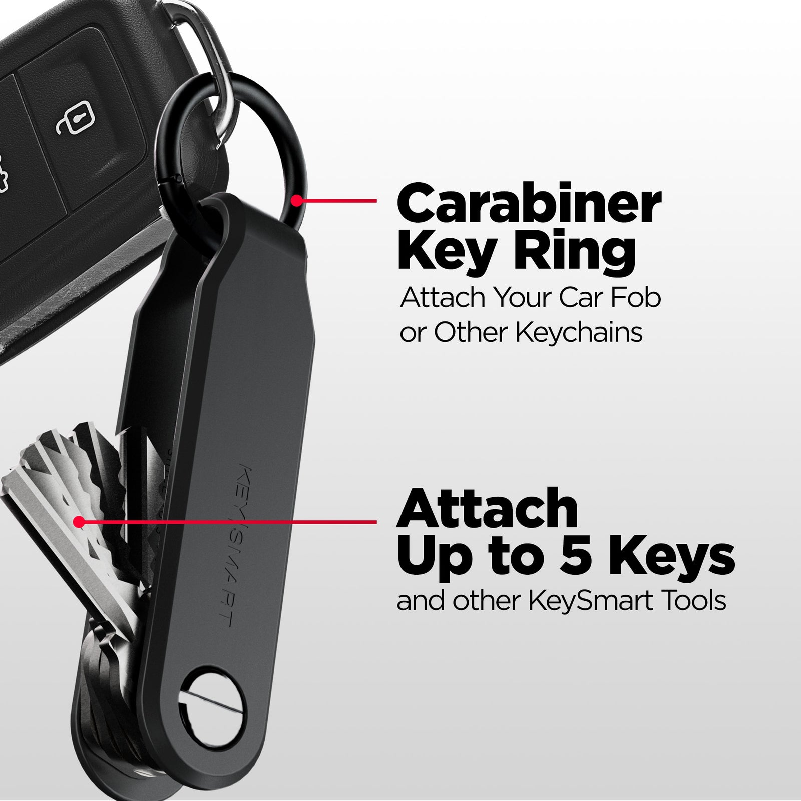 Keysmart® Loop | Key Organizer Up To 5 Keys | FKM Rubber