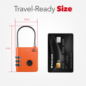 SmartLock Tracking Device | Luggage Lock | Works With Apple Find My App