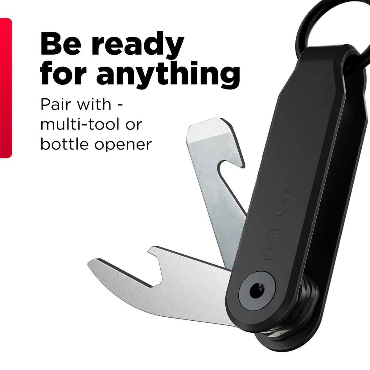 Keysmart® Loop | Key Holder With Locking Screws | Organize Up To 5 Keys