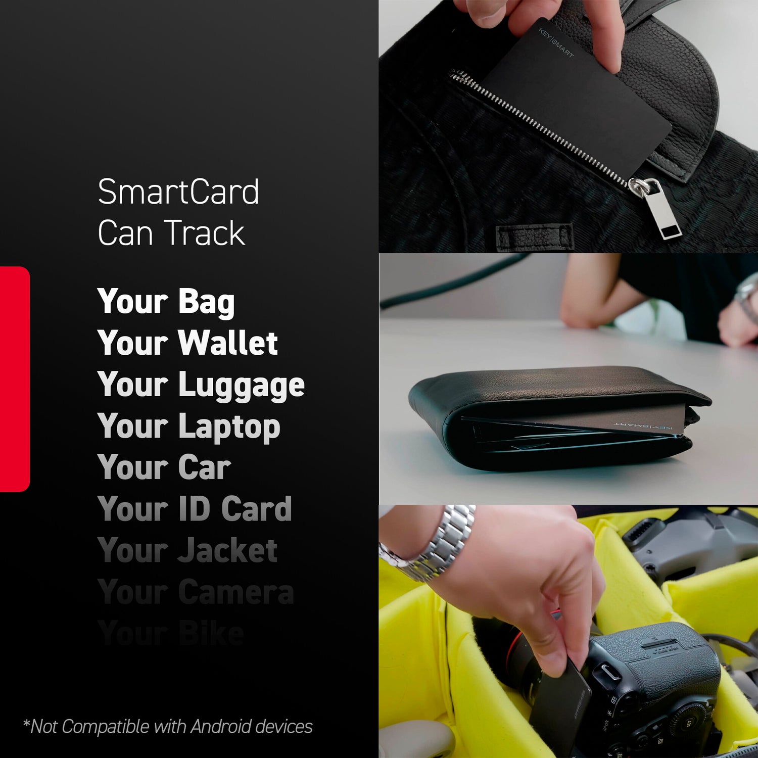 Smart Card Key KeySmart® SmartCard | Slimmest Card Tracker