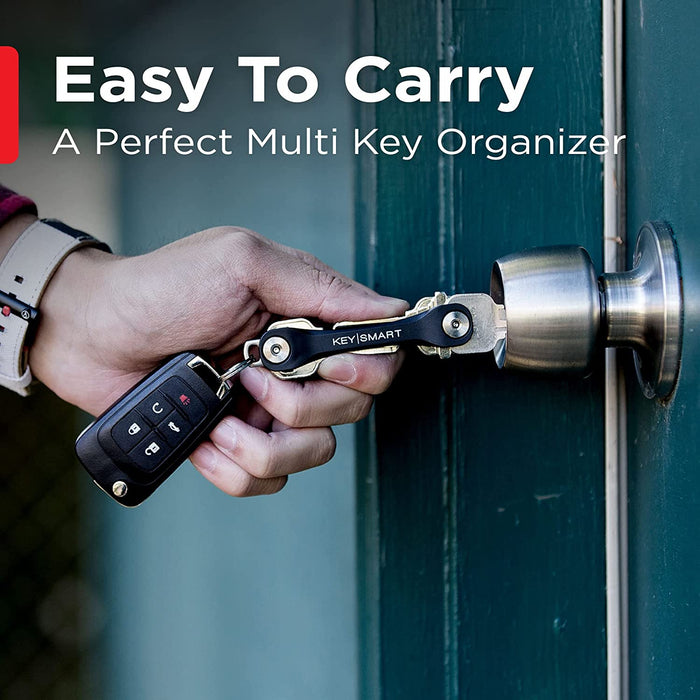KeySmart® Flex | World's 1st Compact Key Organizer | Holds Up to 8 Key