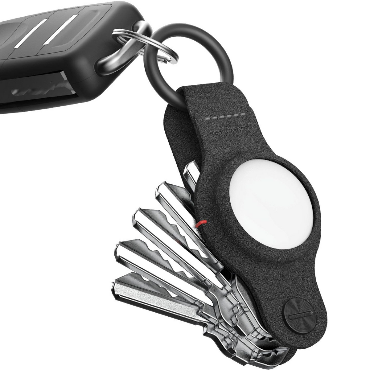 KeySmart X Black Aluminum Compact Keychain - 10-Year Anniversary Minimalist  Key Organizer and Holder
