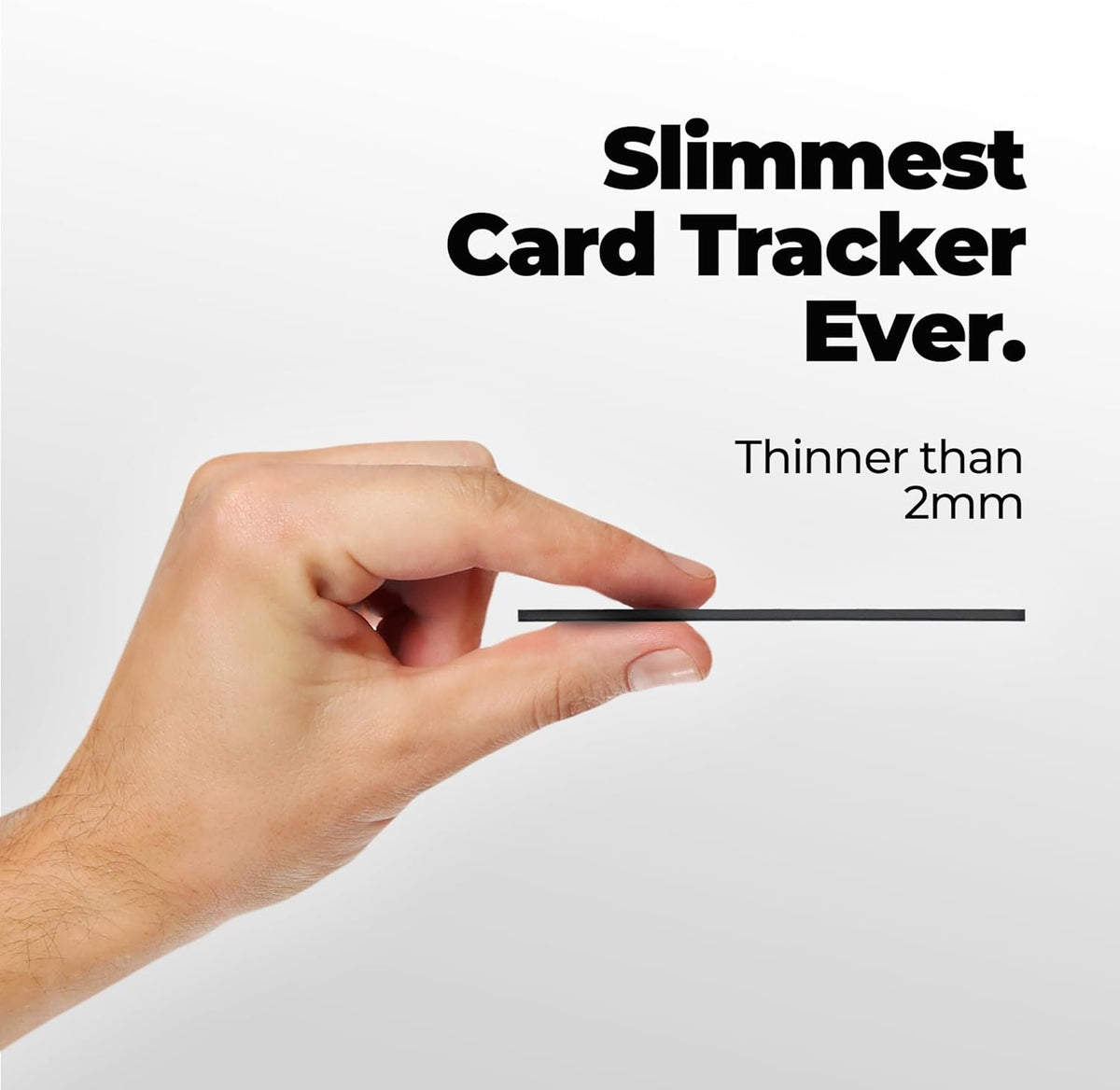 KeySmart® SmartCard Smoke | Smart Tracker | Credit Card Size