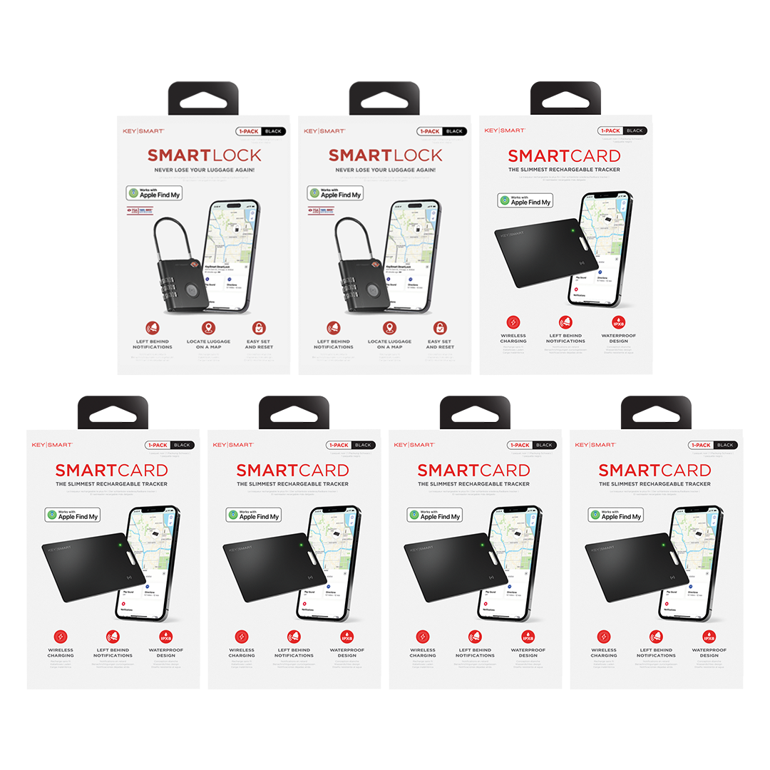 KeySmart Mega Pack | 5x SmartCard + 2x SmartLock