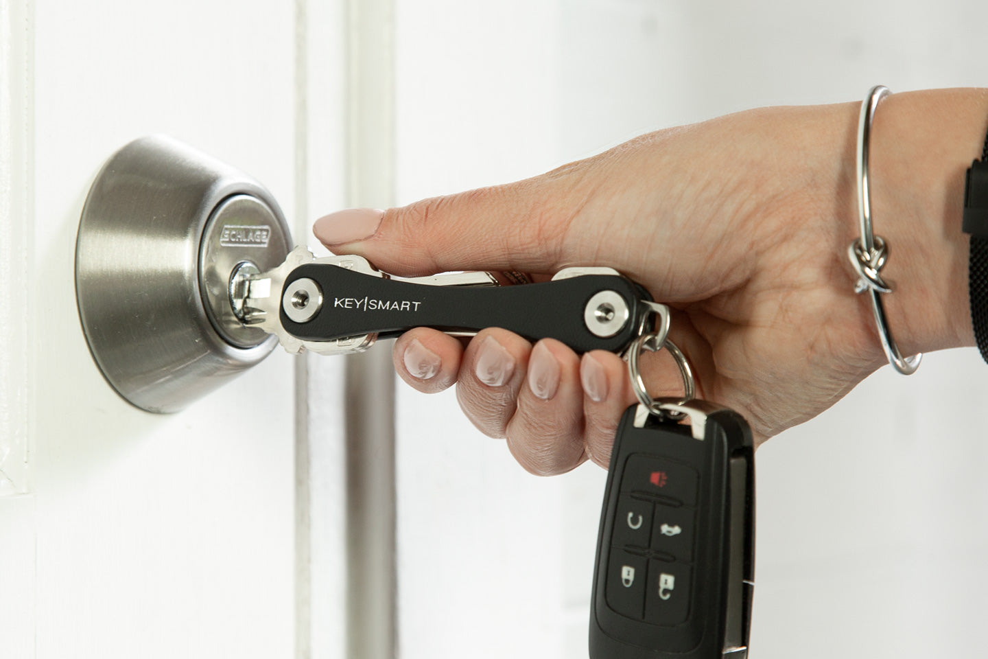 KeySmart Leather Key Holder