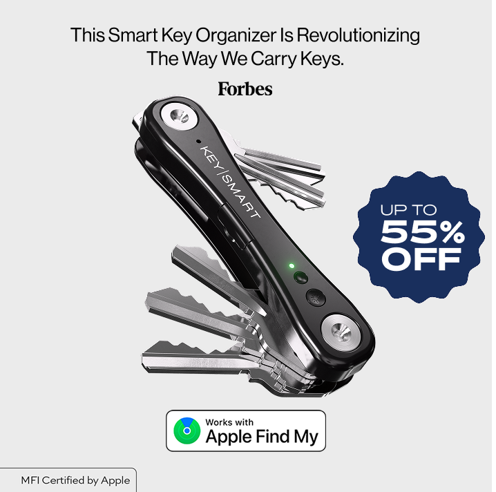 KeySmart® iPro | Works With Apple Find My Network | Holds Up to 14 Keys LP Offer