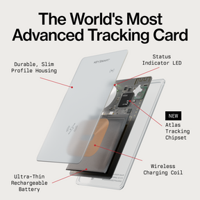 SmartCard Ghost (Gen 3) | Works With Apple Find My & Android Find Hub  | Wireless Charging