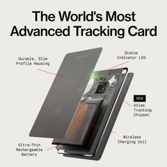 SmartCard Pro | Works With Apple Find My & Android Find Hub | Wireless