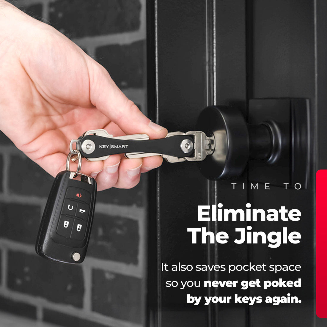 Key Smart Rectangle KeySmart Original Key Organizer | KeySmart