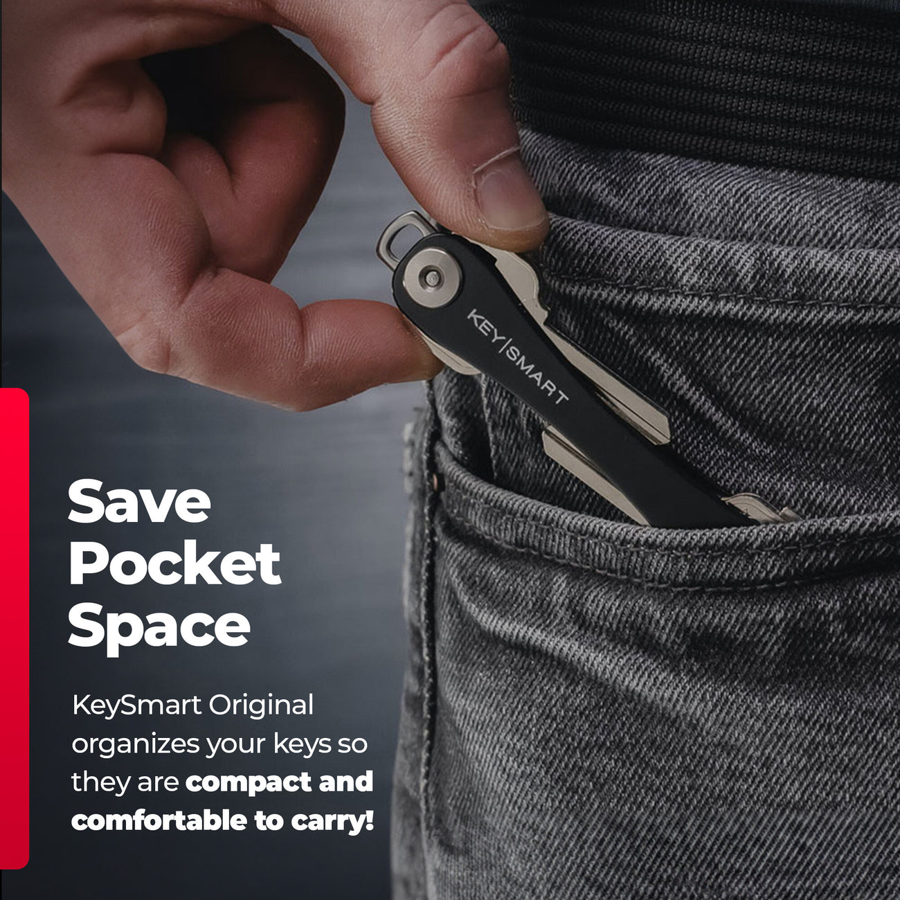 Key Smart Rectangle KeySmart Original Key Organizer | KeySmart