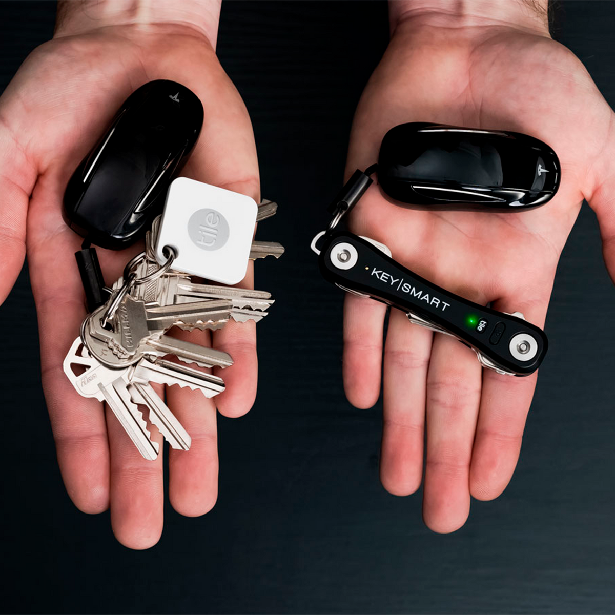 KeySmart Flex Key Holder - Key Organizer Key Chain, Compact Key Case  Pocket-Sized EDC Keychain, Key Ring Loop for Car Keys