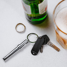 CorkSmart 2-in-1 Bottle & Wine Opener | Stainless Steel | Easy Grip Handle | Compact & Lightweight