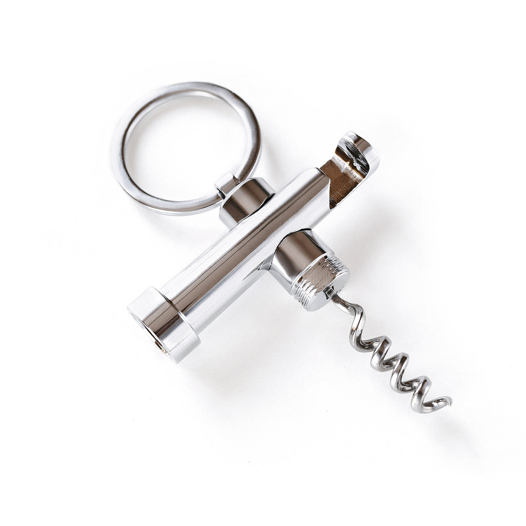 CorkSmart 2 1 Bottle & Opener Stainless Steel Easy Grip Handle Compact & Lightweight