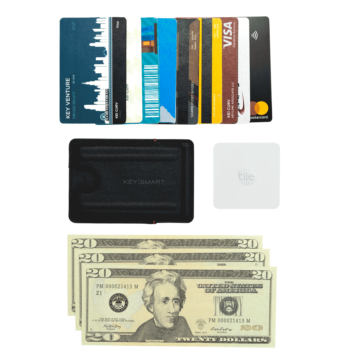 2-in-1 Stainless Steel Smart Money Clip & Credit Card Holder