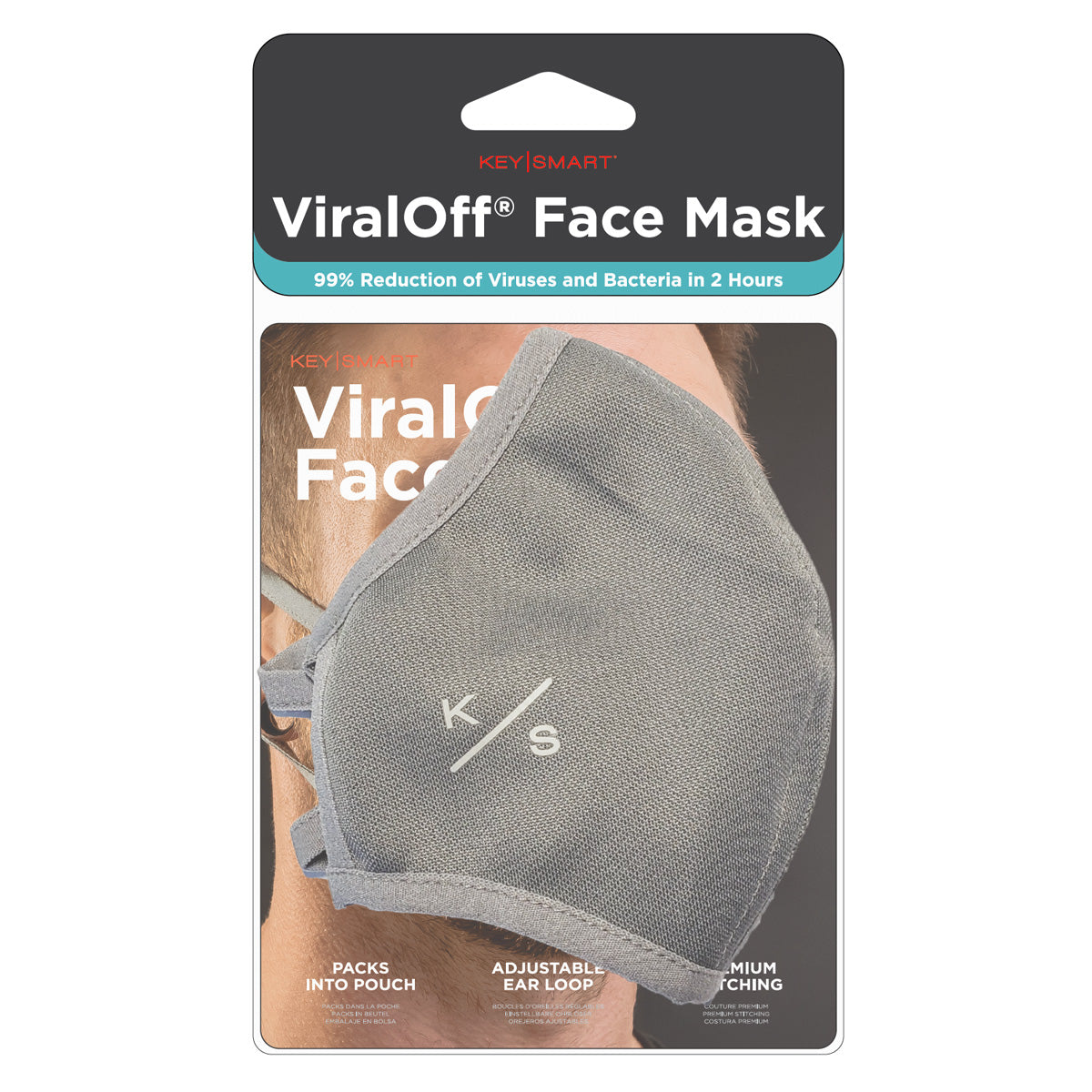 KeySmart® ViralOff® Face Mask