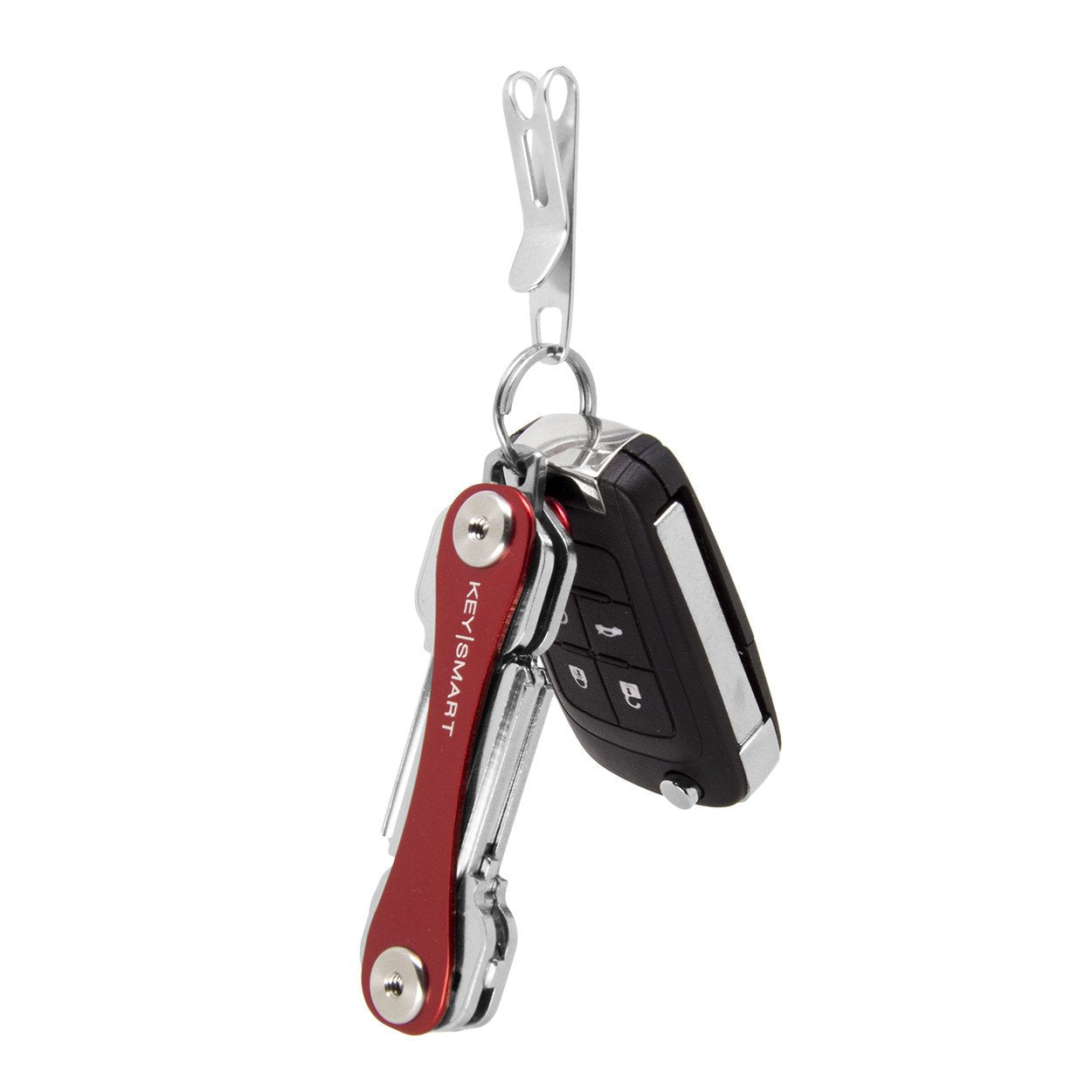 KeySmart Nano Pocket Clip - Stainless Steel